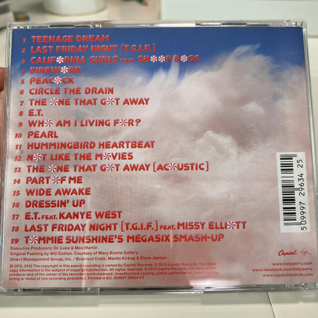 Katy Perry Teenage Dream エンタメ/ホビーのCD(ポップス/ロック(洋楽))の商品写真