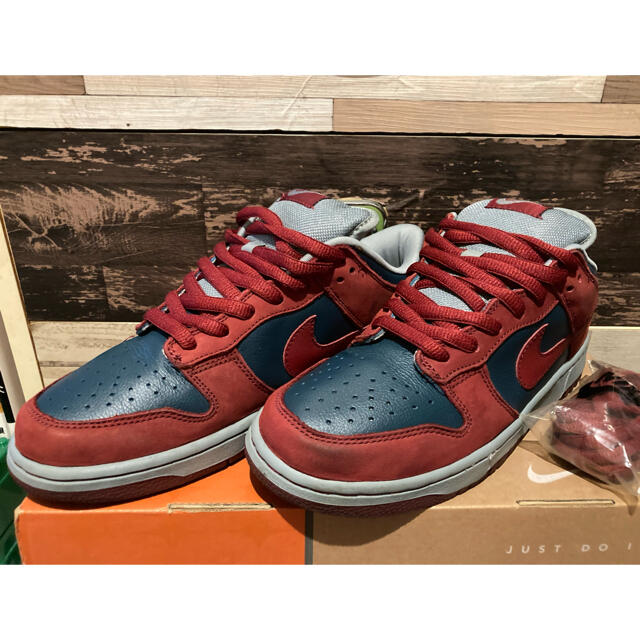 初期 NIKE DUNK LOW PRO SB red shark  shark