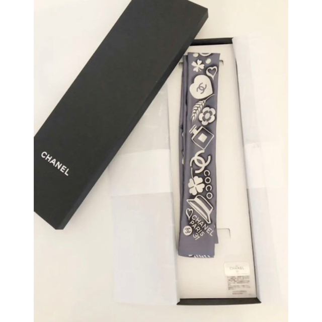 CHANEL - 上園様専用です!シャネル ツイリースカーフ 美品の通販 by