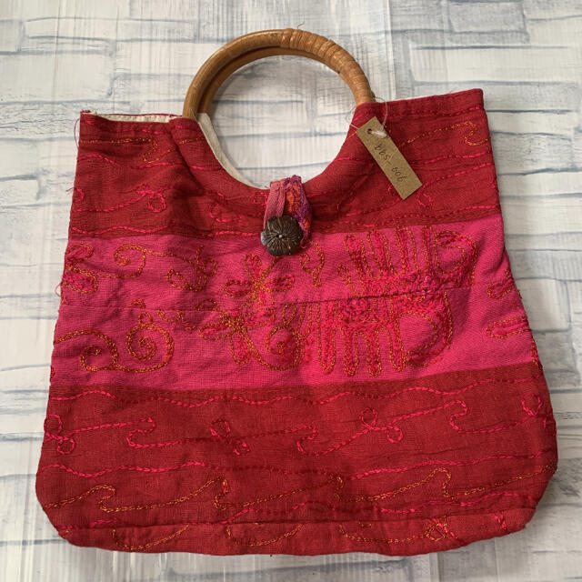 titicaca(チチカカ)のインド綿　トートバッグ　新品未使用❣️ レディースのバッグ(トートバッグ)の商品写真