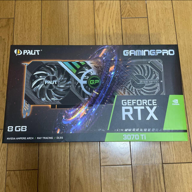 [新品未開封、保証付き] Palit GeForce RTX 3070 Ti  スマホ/家電/カメラのPC/タブレット(PCパーツ)の商品写真