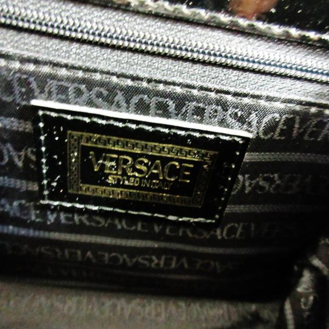 VERSACE(ヴェルサーチ)のヴェルサーチ ハンドバッグ美品  - 黒 レディースのバッグ(ハンドバッグ)の商品写真