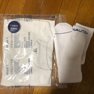 ノーティカ(NAUTICA)のノーティカ　tシャツ＋ソックスセット(Tシャツ/カットソー(半袖/袖なし))