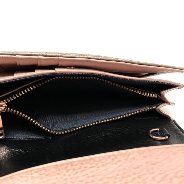 DIESEL(ディーゼル)のディーゼル 長財布 - ブラウン 型押し加工 レディースのファッション小物(財布)の商品写真
