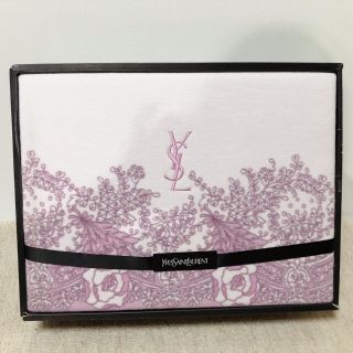 イヴサンローランボーテ(Yves Saint Laurent Beaute)の最終値下げ♡未使用♡イブサンローラン綿毛布♡ピンク(毛布)