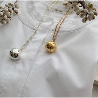 ドゥーズィエムクラス(DEUXIEME CLASSE)のCHIEKO＋　wonky ball necklace silver925(ネックレス)