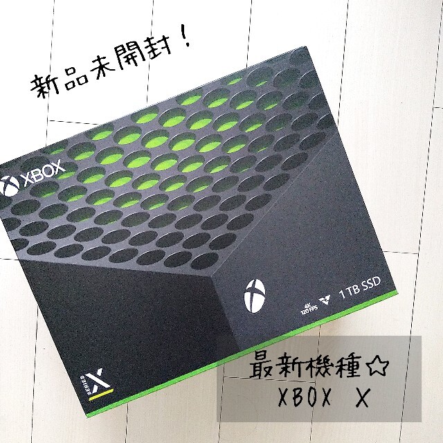 Xbox(エックスボックス)のMicrosoft＊XBOX Ｘ　本体　ゲーム機 エンタメ/ホビーのゲームソフト/ゲーム機本体(家庭用ゲーム機本体)の商品写真