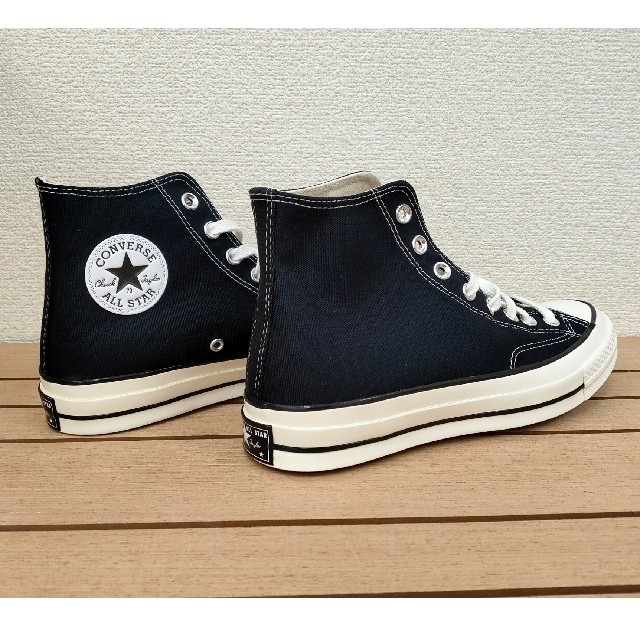 CONVERSE(コンバース)の【新品・未使用】コンバース チャックテイラー 三ツ星ハイカット黒 27cm メンズの靴/シューズ(スニーカー)の商品写真