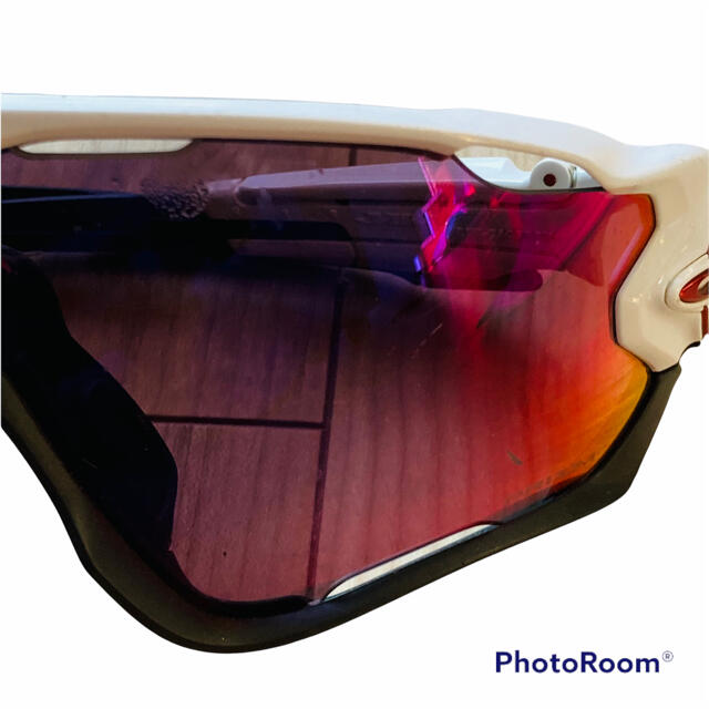 Oakley(オークリー)のオークリー　ジョーブレーカー　スポーツ　ロードバイク　プリズムレンズ　白　ゴルフ メンズのファッション小物(サングラス/メガネ)の商品写真