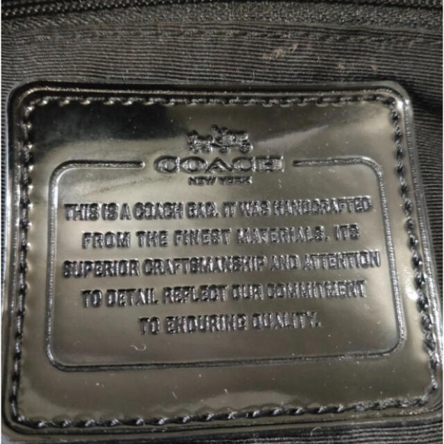 COACH(コーチ)の【期間限定！大幅お値引き！】COACH ハンドバッグ シグネチャー 黒 レディースのバッグ(ハンドバッグ)の商品写真