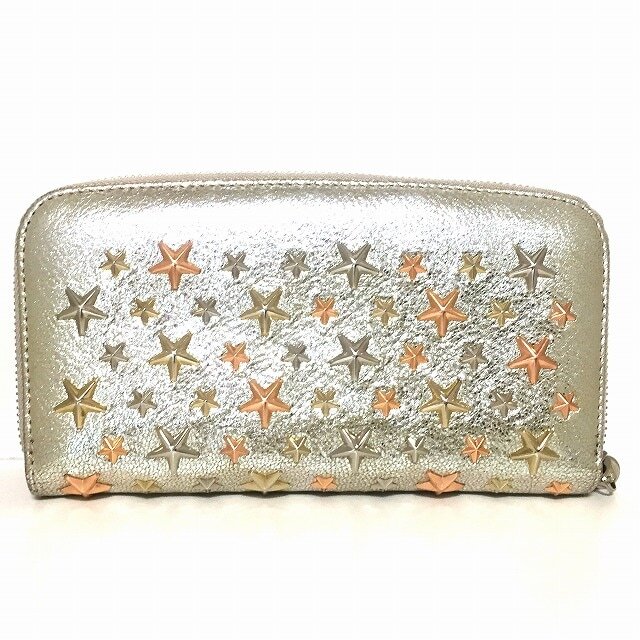 JIMMY CHOO(ジミーチュウ) 長財布 ゴールド フィリッパ