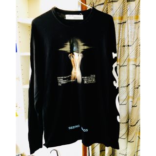 オフホワイト(OFF-WHITE)のoff-white.オフホワイト.デザインロンt.カットソー(Tシャツ(長袖/七分))