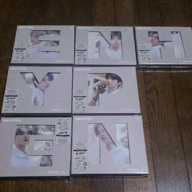 ENHYPEN ソロジャケット 儚い 全員セット 7セット エンハイフン エンタメ/ホビーのCD(K-POP/アジア)の商品写真
