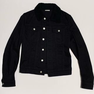 ディオールオム(DIOR HOMME)のディオールオム　ボア　デニムジャケット Gジャン　ムートン　毛皮　46(Gジャン/デニムジャケット)