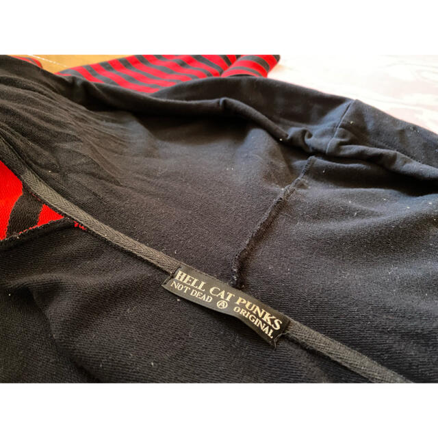 HELLCATPUNKS - HELLCATPUNKS♡ツノ、シッポ付パーカーの通販 by HELLCATPUNKS - HELLCATPUNKS♡ツノ、シッポ付パーカーの通販 by