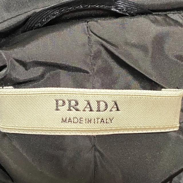 PRADA(プラダ)のプラダ コート サイズ40 M レディース - 黒 レディースのジャケット/アウター(その他)の商品写真