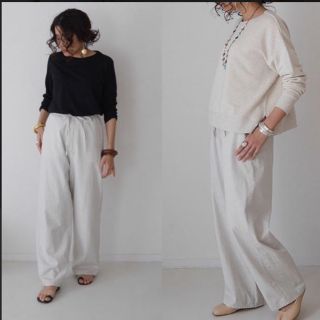 argue COTTON PANAMA WAVE MELLOW PANTS(カジュアルパンツ)