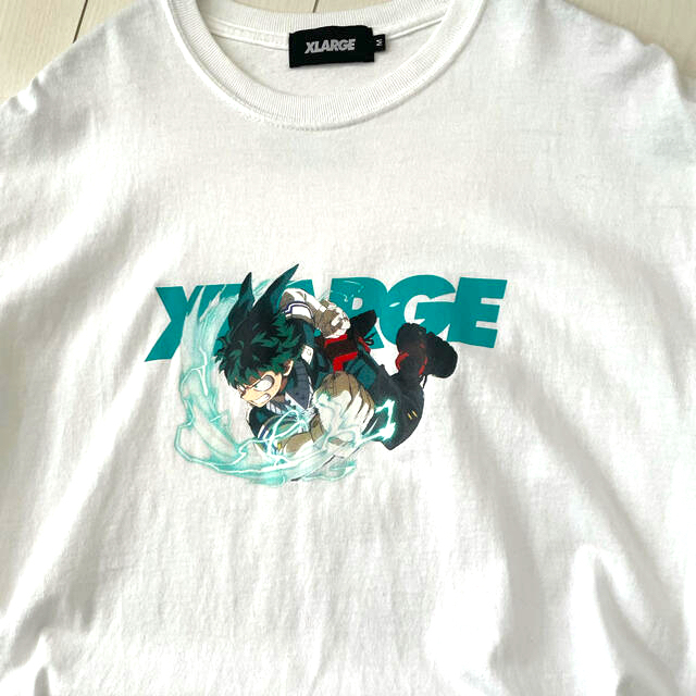 XLARGE(エクストララージ)のXLARGE ヒロアカ Tシャツ デク メンズのトップス(Tシャツ/カットソー(半袖/袖なし))の商品写真