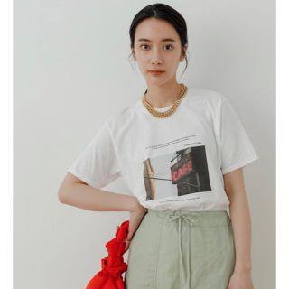 アダムエロぺ(Adam et Rope')のお値下げ アダムエロペ ADAM ET ROPE フォトプリント半袖Tシャツ(Tシャツ(半袖/袖なし))