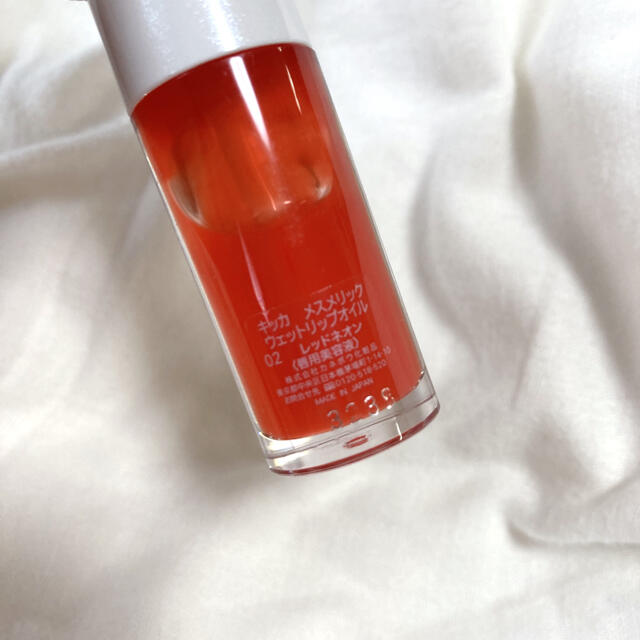 Kanebo CHICCA キッカ メスメリックウェットリップオイル 02 レッドネオンの通販 by ラッコッコ CHICCA キッカ メスメリック ウェットリップオイル 02 レッドネオン