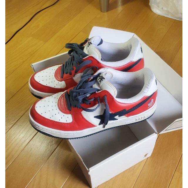 【希少カラー】【アーカイブ】Bapesta Red/Navy