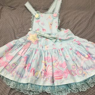 アンジェリックプリティー(Angelic Pretty)の31日のみ送料込☆Angelicpretty ベビールームサロペット 難あり(ミニワンピース)