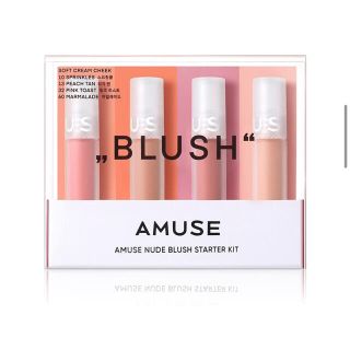 エチュードハウス(ETUDE HOUSE)の一度使用　アミューズ　ミニヌードチークキット　ブラッシュスターターキット(チーク)