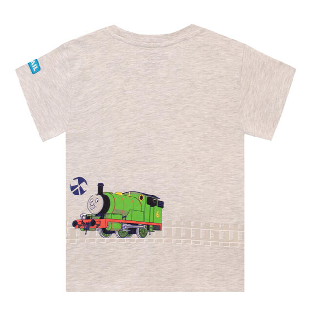 Takara Tomy(タカラトミー)の【新品】グレー Thomas The Tank Engine TrainTシャツ キッズ/ベビー/マタニティのベビー服(~85cm)(Ｔシャツ)の商品写真