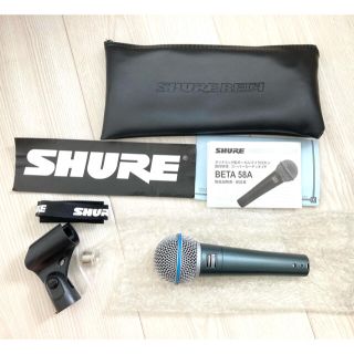 【未使用★】SHURE ダイナミックマイクロホン　BETA-58A(マイク)