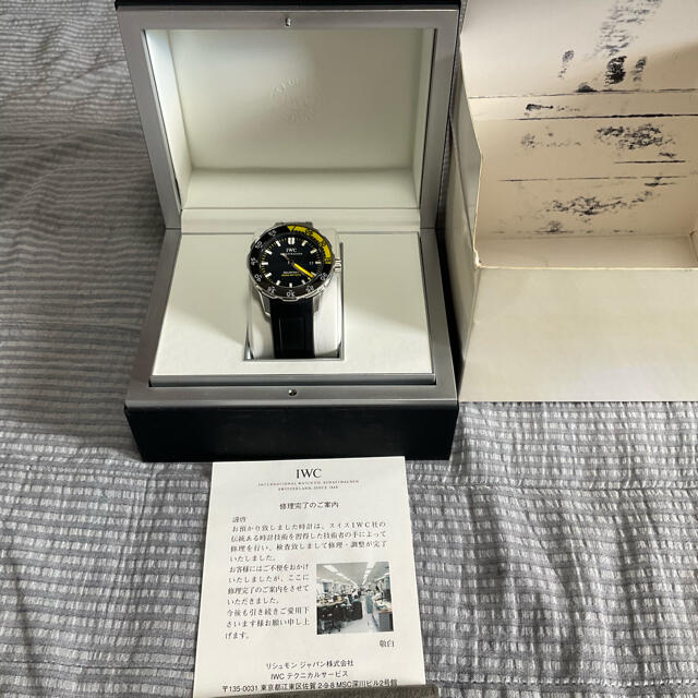 IWC アクアタイマー 2000 IW356810 ブラック SS ラバー