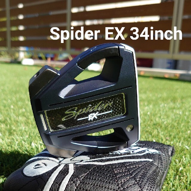 TaylorMade(テーラーメイド)のスパイダー EX ショートスラント 34インチ パター スポーツ/アウトドアのゴルフ(クラブ)の商品写真