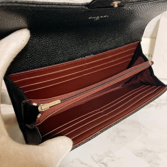 新品未使用 CHANEL 新型 マトラッセ キャビアスキン シルバー金具