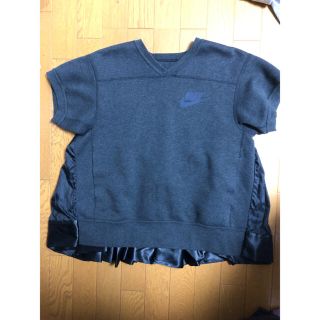 NIKE sacai バックプリーツスウェット Tシャツ | ofa.sg