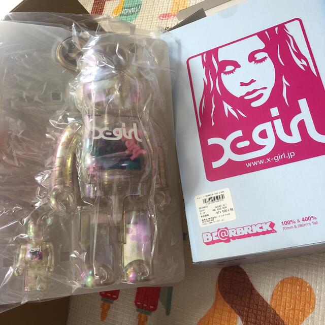 MEDICOM TOY(メディコムトイ)のBE@RBRICK X-girl 100% 400% ベアブリック  エンタメ/ホビーのフィギュア(その他)の商品写真