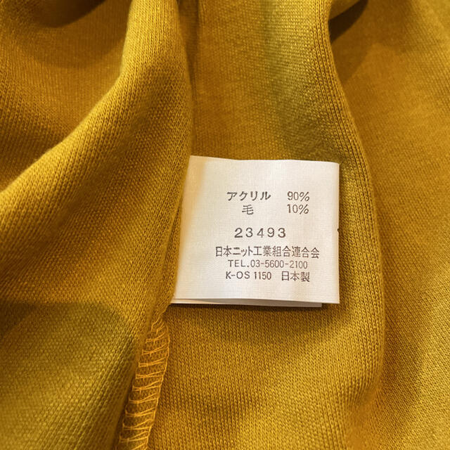 ◎新品◎シャツ型カーディガン マスタード レディースのトップス(シャツ/ブラウス(長袖/七分))の商品写真