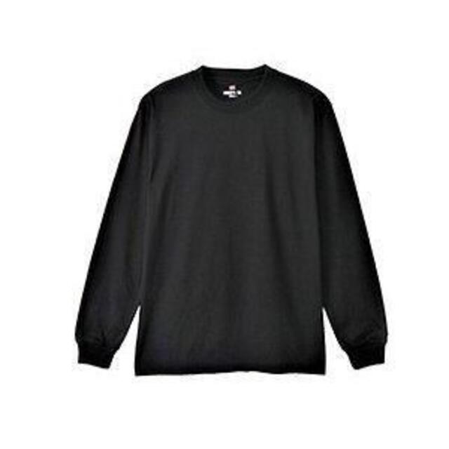 Hanes(ヘインズ)のHanesヘインズ 厚地 ビーフィー 長袖 2枚セット Tシャツ H5186-2 メンズのトップス(Tシャツ/カットソー(七分/長袖))の商品写真