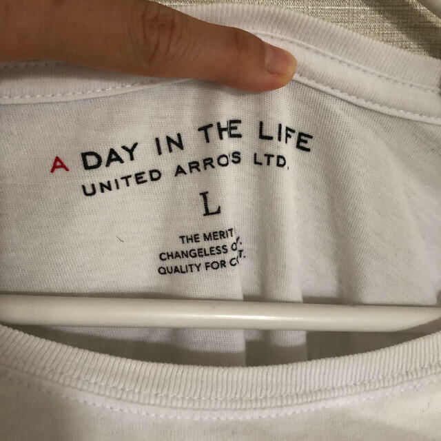 UNITED ARROWS(ユナイテッドアローズ)のユナイテッドアローズ　Tシャツ　メンズ　Lサイズ メンズのトップス(Tシャツ/カットソー(半袖/袖なし))の商品写真