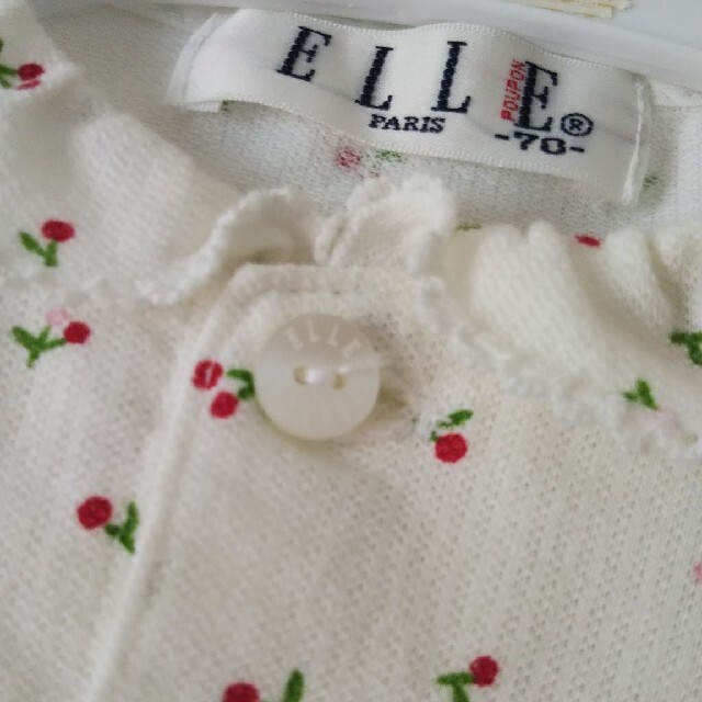 ELLE(エル)のELLE ベビー長袖シャツ キッズ/ベビー/マタニティのベビー服(~85cm)(シャツ/カットソー)の商品写真