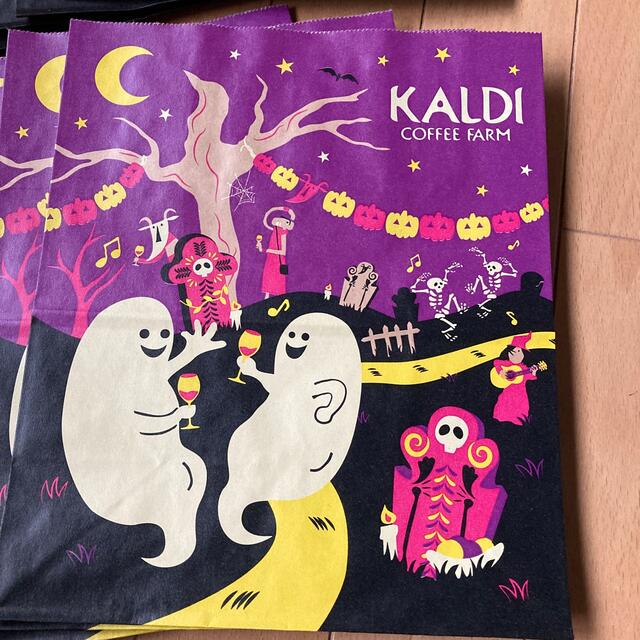 KALDI(カルディ)のカルディ　ハロウィンショッパー　 2種10枚 レディースのバッグ(ショップ袋)の商品写真