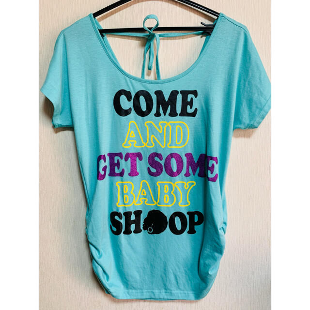 baby shoop(ベイビーシュープ)の【ベイビーシュープ】ペパーミントグリーン半袖カットソー♪baby Shoop レディースのトップス(Tシャツ(半袖/袖なし))の商品写真