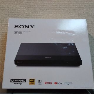 ソニー(SONY)の Ultra HD Bluｰray TM/DVDプレイヤー(ブルーレイプレイヤー)