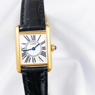 カルティエ(Cartier)の【仕上済】カルティエ タンク オパラン ゴールド SM レディース 腕時計 (腕時計)