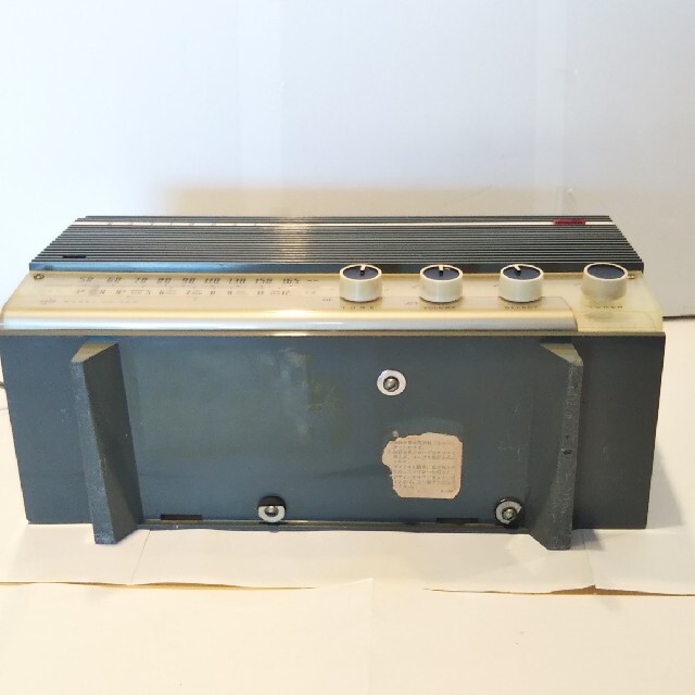 ナショナル真空管ラジオ、UA-360(1957年、昭和32年式)、作動、美品 ナショナル真空管ラジオ、UA-360(1957年、昭和32年式)、作動、美品
