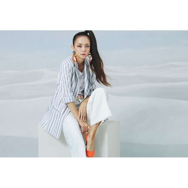 H&M(エイチアンドエム)の安室奈美恵 × H&M - ストライプジャケット レディースのジャケット/アウター(その他)の商品写真
