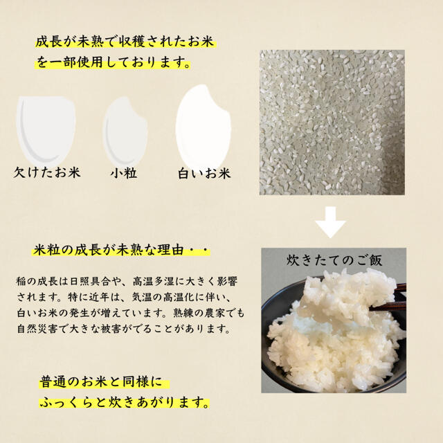 令和2年産 生活応援米 24kg コスパ米 米びつ当番プレゼント付き お米 激安 食品/飲料/酒の食品(米/穀物)の商品写真