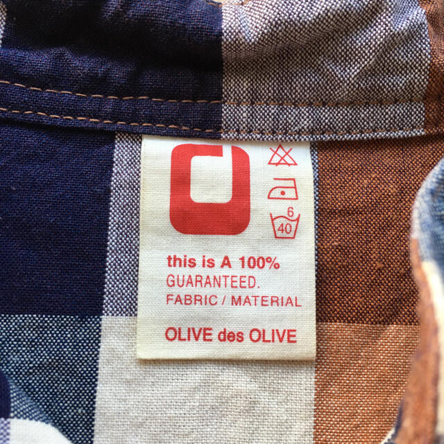 OLIVEdesOLIVE(オリーブデオリーブ)のOLIVE des OLIVEスタンドカラー半袖シャツ レディースのトップス(シャツ/ブラウス(半袖/袖なし))の商品写真