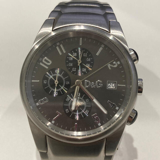 ディーアンドジー(D&G)のD&Gドルチェ&ガッバーナTIMEサンドパイパーメンズ腕時計電池新品交換済み(腕時計(アナログ))