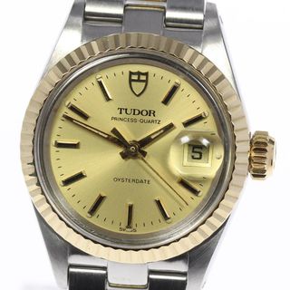 チュードル(Tudor)のジャンク 【TUDOR】チュードル プリンセス オイスターデイト 93513 クォーツ レディース【ev20】(腕時計)