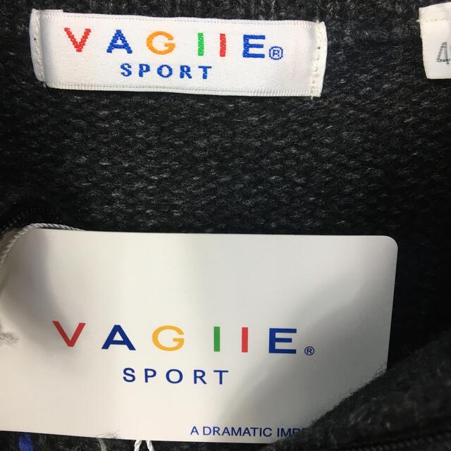 VAGIIE SPORT(バジエスポーツ)のB595 タグ付きVAGIIEバジエ 長袖ハーフジップニットセータートップス  メンズのトップス(ニット/セーター)の商品写真