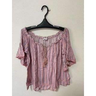 アメリカンイーグル(American Eagle)のAmerican eagle オフショルダー(Tシャツ(半袖/袖なし))